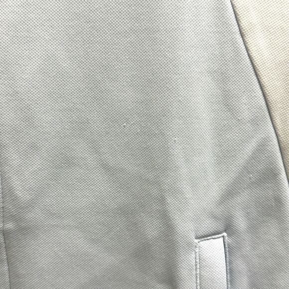 Tory Burch Sport Track Jacket Womens Light Blue/White Pockets Zipper Size Small - Picture 9 of 9